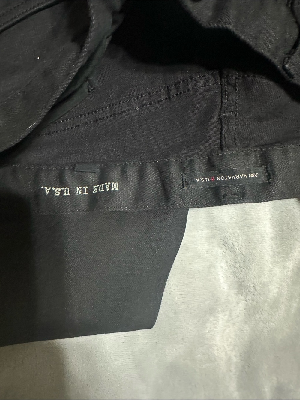 John Varvatos Star USA Bowery Coated Black Jeans Men’s 36 NWOT J306Q3B